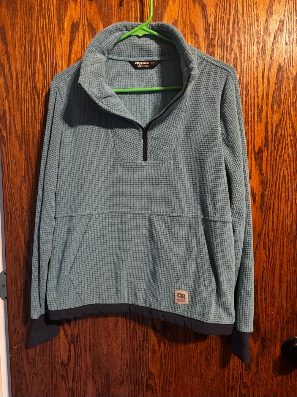 Outdoor Research Blue Trail Mix Quarter-Zip Pullover